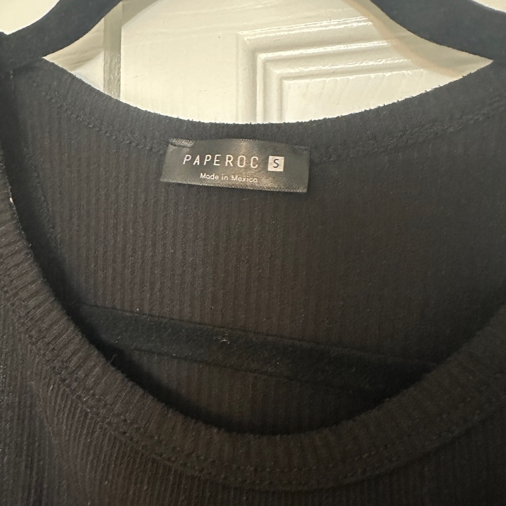 Black Ruched Tank Top - Picture 3 of 4